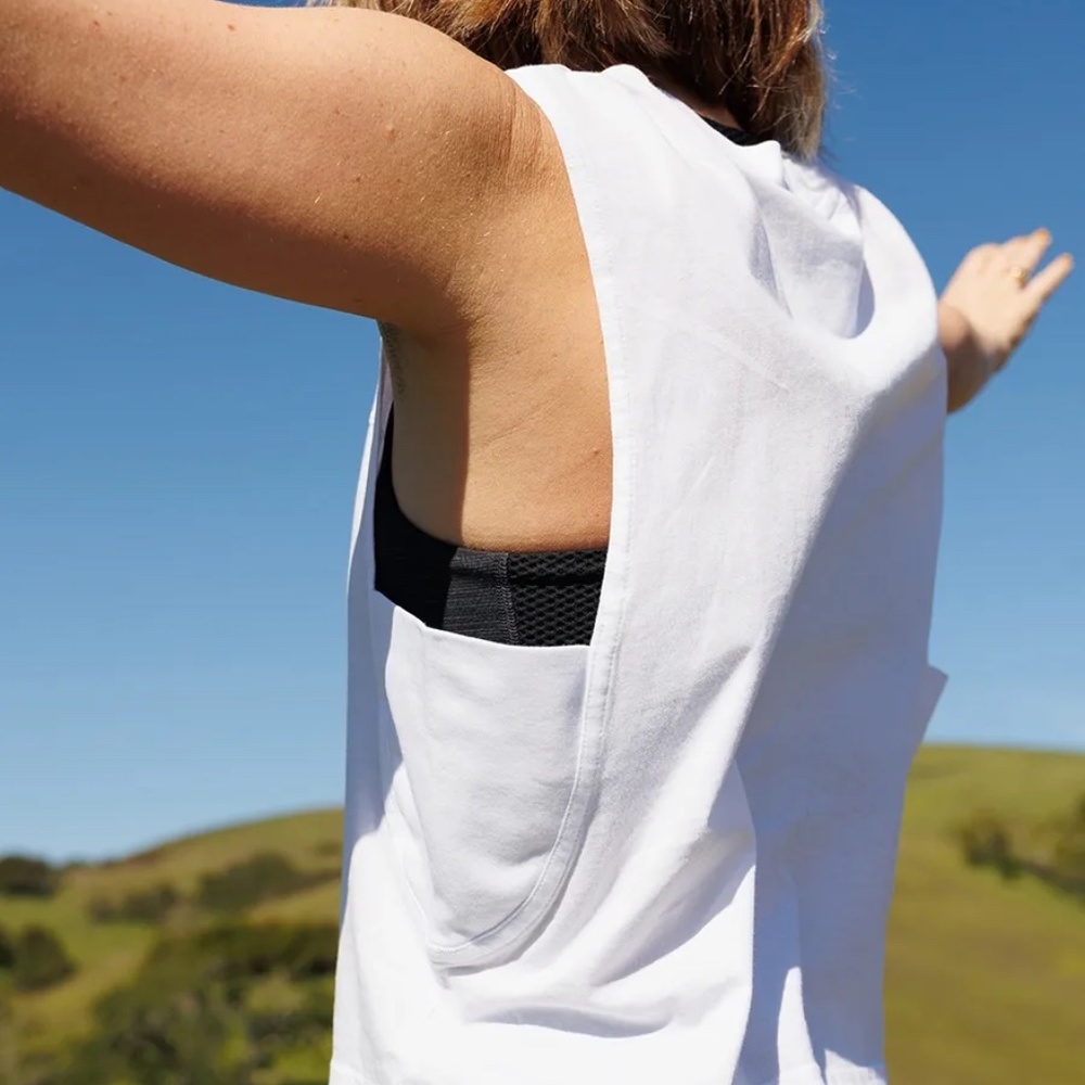 Outdoor Voices | Everyday Boyfriend Tank in Mauve/Dusty Purple